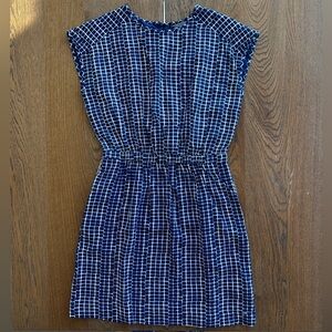 Tommy Hilfiger Blue and White Geoprint Nautical Dress | Navy White Size 4
